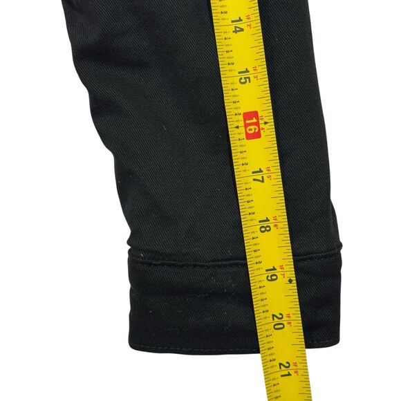 Levi’s Premium Denim Jacket Sherpa Lined Women’s XS Triple Black - Picture 14 of 16